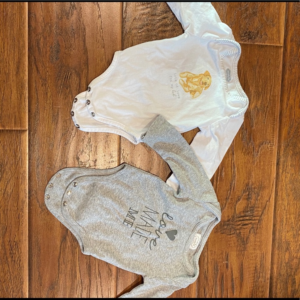 Mud pie baby onesies set of two